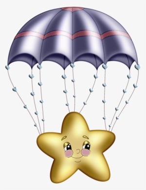 Pps Falling Star Png - Parachute Clip Art