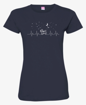 Shih Tzu Blink - Dog Heartbeat Ladies' Premium T-shirt