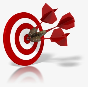 Vector Freeuse Bullseye Clipart Mod - Goals Transparent Background