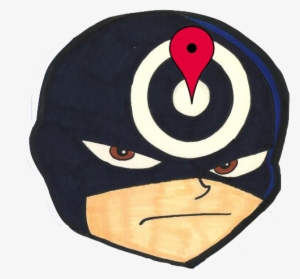 Google Maps Bullseye - Comic Book