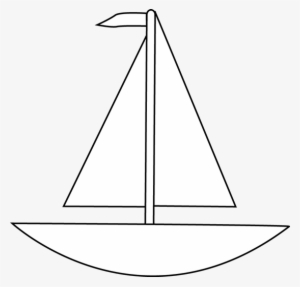 Sailboat Black And White Black And White Boat Clip - Boat Clipart White