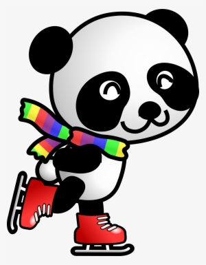 Transparent Kung Fu Panda Png Clip Art Imageu200b - Skating Panda