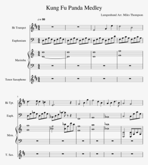Kung Fu Panda Medley Sheet Music Composed By Lumpenhund - Kung Fu Panda Sheet Music