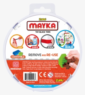 Mayka Toy Block Tape 2 Stud 6 5ft Pinknon-marking