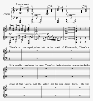 \relative C'' { \new Pianostaff << \set Pianostaff - Sheet Music