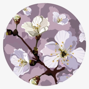 Flowers Fabric Print
