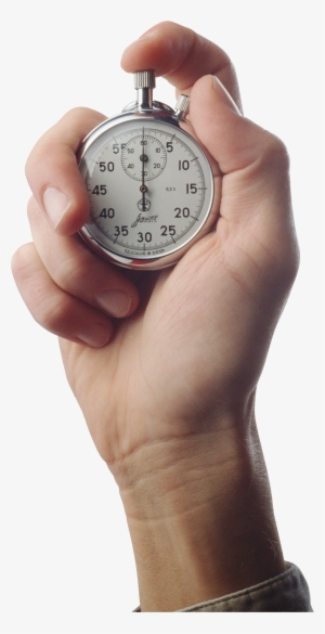 Stopwatch In Hand Png Image - Hand Stopwatch Png