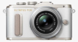 Pen E Pl8 White Body With 14 42mm Iir Silver Lens - Olympus Pen E Pl8 Body