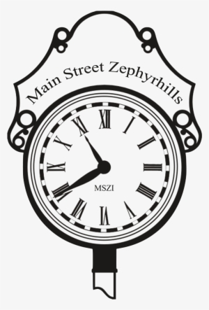 Main Street Clock Logo Transparent Background - Street Clock