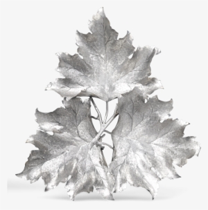 Maple Leaf Sterling Silver Serving Dish By Buccellati - Maple Leaf