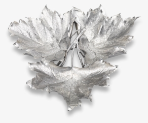Maple Leaf Sterling Silver Serving Dish By Buccellati - Maple Leaf