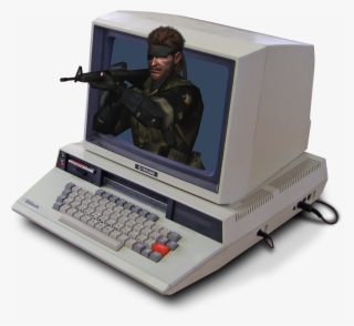 Imagine Metal Gear Solid - Vintage Computer Png