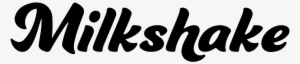 Font Milk Shake Png