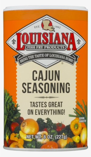 Louisiana Fish Fry Cajun Seasoning, - Louisiana Cajun Seasoning - 8 Oz Can