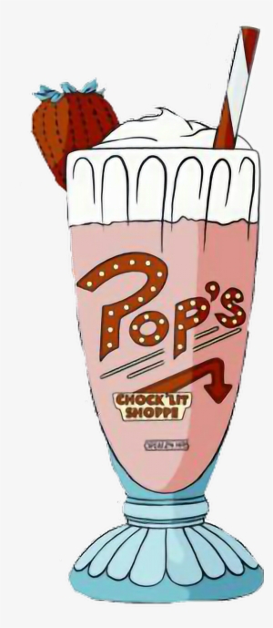 Vintage Milkshake Png - Riverdale Pop's Milkshake