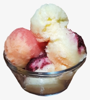 Rainbow Sorbet Png - Cantaloupe