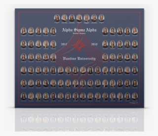 Navy Background With Crest Watermark, Regular Oval - Poster