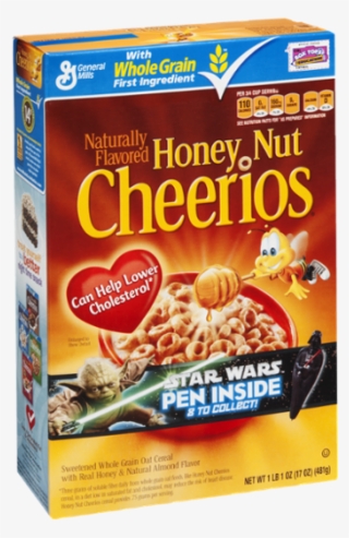 General Mills Honey Nut Cheerios Cereal - Honey Nut Cheerios Png