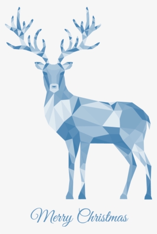 Christmas Deer - Christmas Card With White Reindeer