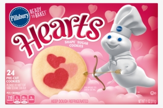 Hearts Shape® Sugar Cookies - Pillsbury Ready To Bake Cookies