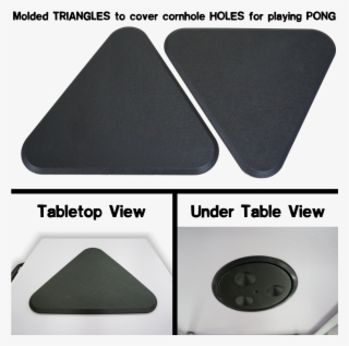 2 In 1 Cornhole Boards &amp - Triangle