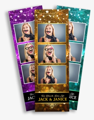 Home / Classy / Sparkle Lights Strips - Black Elegant Photo Booth Strip Template