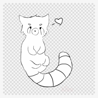 Red Panda Coloring Page Cute Baby Clipart Giant Panda - Phone Drawing No Background