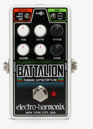 Electro-harmonix Nano Battalion Bass Preamp & Overdrive - Electro Harmonix