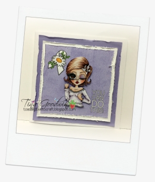 This Card Is Featuring A Stamp From Ady Almanza's Etsy - Picture Frame