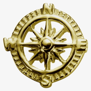 Stow Compass Charm - Silver