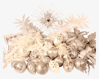 8ft Christmas Tree Deluxe Decoration Set In Gold From - Christmas Tree