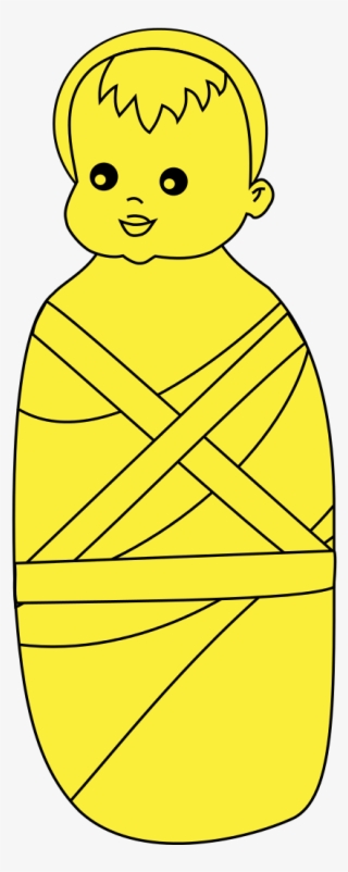 Meuble Héraldique Bébé-emmailloté - Vector Graphics