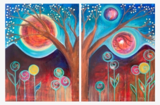Dualitree - Original Sold - Prints Available - Painting