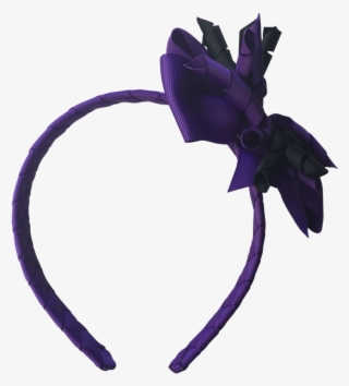 Purple & Black Hair Accessories - Iris