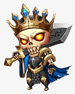 Undead Skeleton King - Cartoon