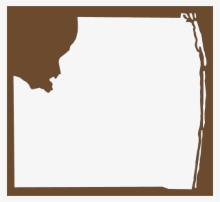 A Plain Frame Map Of Palm Beach - Palm Beach