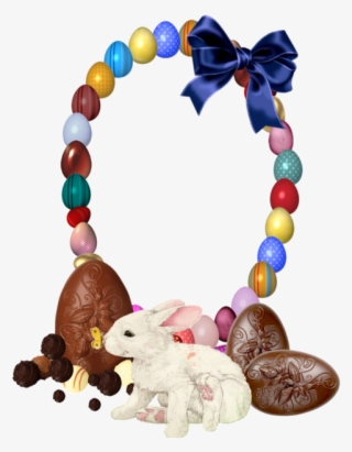 Easter Cluster Frames - Cluster Easter Frame Png