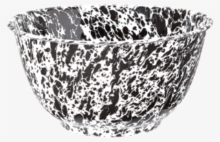 Large Salad Bowl Black Marble - Bowl