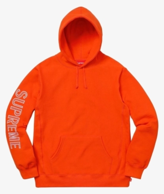Supreme Sleeve Embroidery Hooded Sweatshirt - Pullover Hooded Sweatshirt F700t