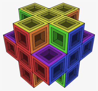 "cubicle" Colored Mandala Print, Adult Coloring Pages, - Coloring Book