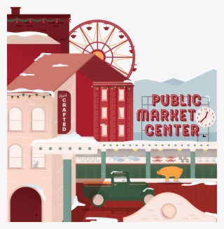 Pikes Place Illustration