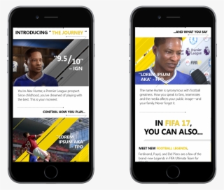 With Four Different Sets Of Copy, Each Solution Had - Iphone
