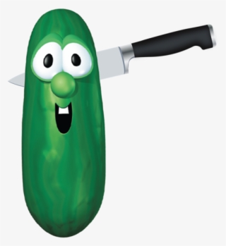 Stab Larry - Veggie Tales Larry Cucumber & Bob Tomatoe Birthday