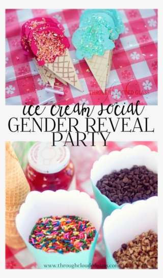 Ice Cream Social Gender Reveal Party