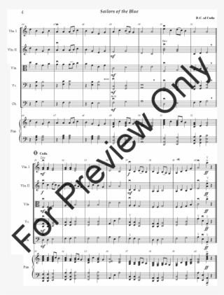 Sailors Of The Blue Thumbnail - Kith And Kin Sheet Music Violin
