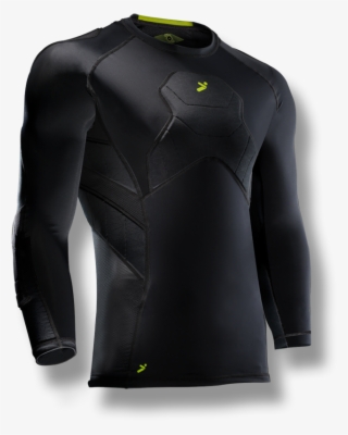 Soccer-goalkeeper Compression Style Shirt With Padded/protection - Armored Compression Shirt