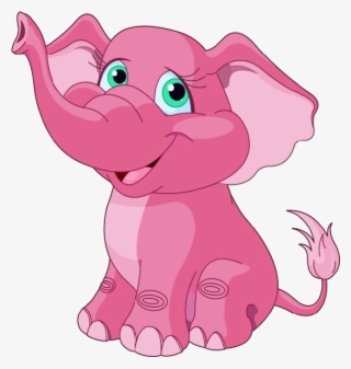 Pink Elephant - Pink Elephant Cartoon