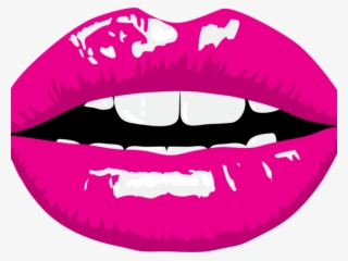 Download Transparent Red Mouth Png Clipart Image - Lip Biting Cartoon