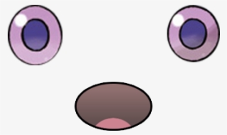 Here You Have A Transparent Espurr Face For Your Blog - Cartoon
