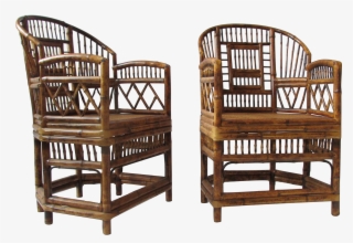 Chinese Chippendale Rattan Chairs - Windsor Chair